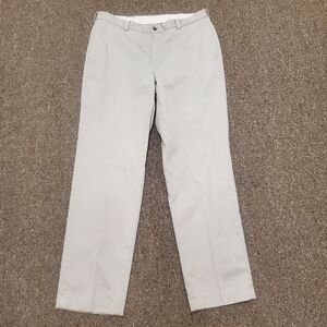 Brooks Brothers Advantage Clark Chino Pants Mens 36x32 Beige Cotton Khaki Formal